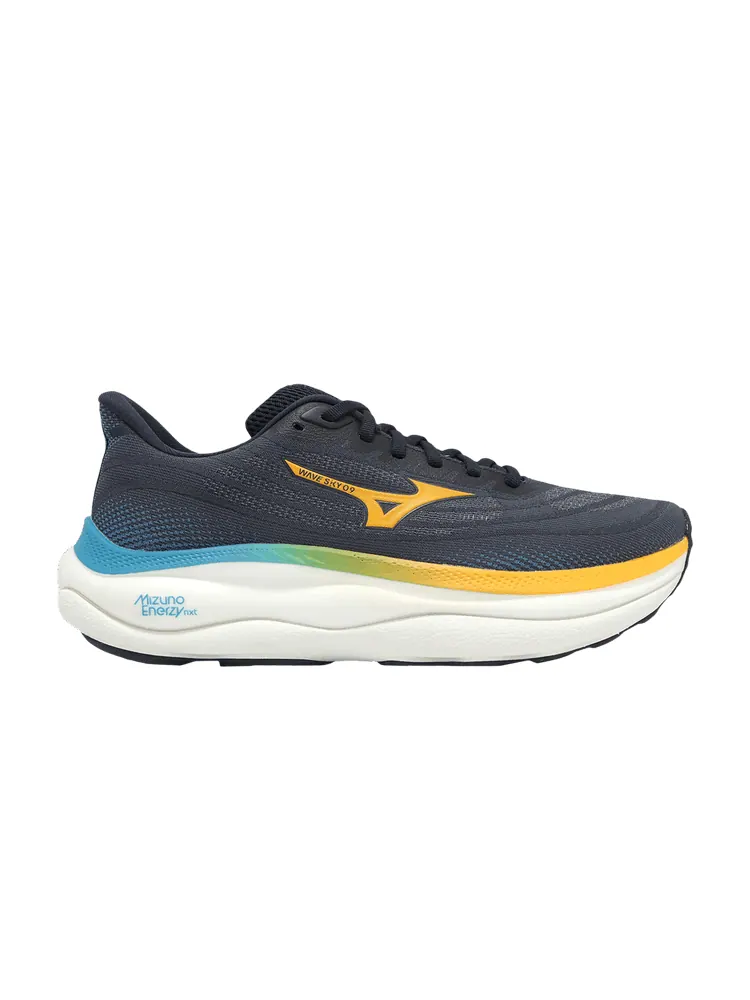 Кроссовки Mizuno Wave Sky 9 'Baritone Blue Citrus' — изображение 1 из 1, синий