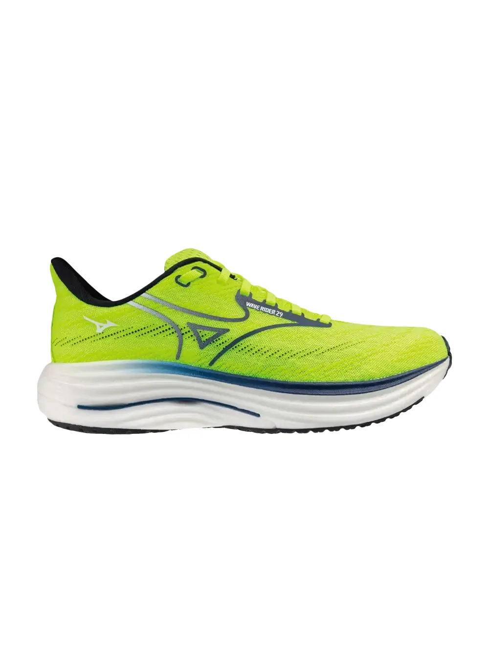 Кроссовки Mizuno Wave Rider 29 — изображение 1 из 1, желтый/черный