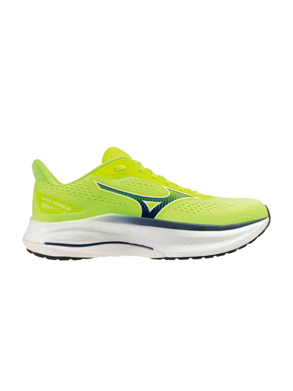 Кроссовки Mizuno Wave Inspire 22 — изображение 1 из 1, желтый/темно-синий