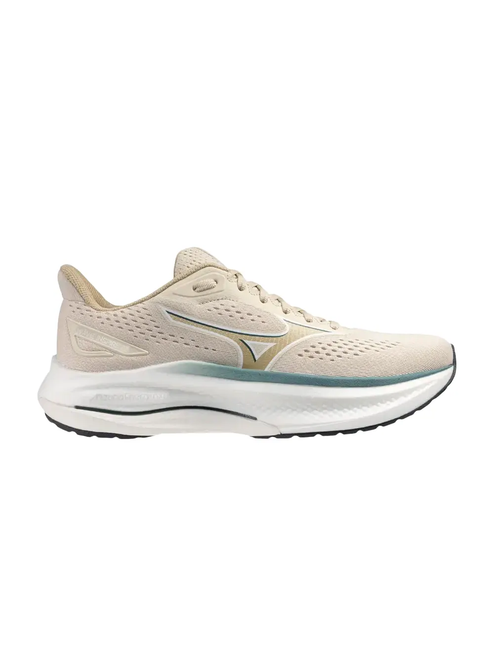 Кроссовки Mizuno Wave Inspire 22 Super Wide — изображение 1 из 1, бежевый/белый