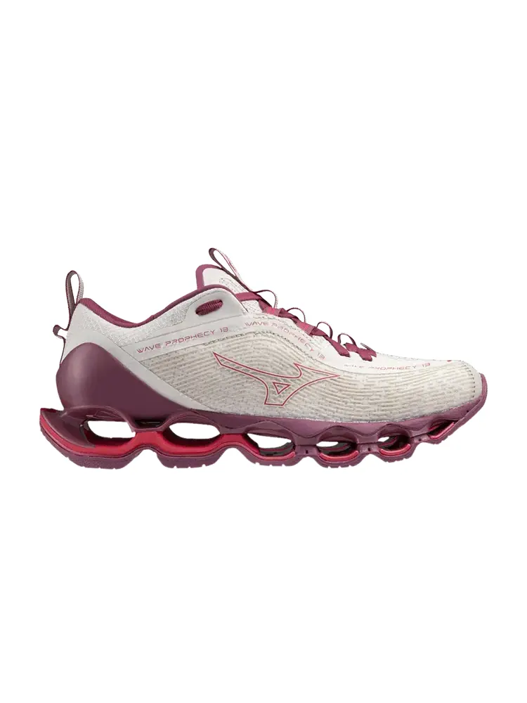 Кроссовки Mizuno Wmns Wave Prophecy 13 White Sand Azalea — изображение 1 из 1, белый
