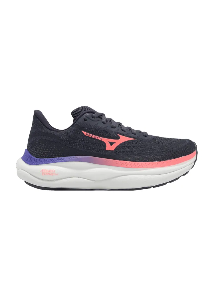 Кроссовки Mizuno Wmns Wave Sky 9 'Odyssey Grey Striking Coral' — изображение 1 из 1, серый