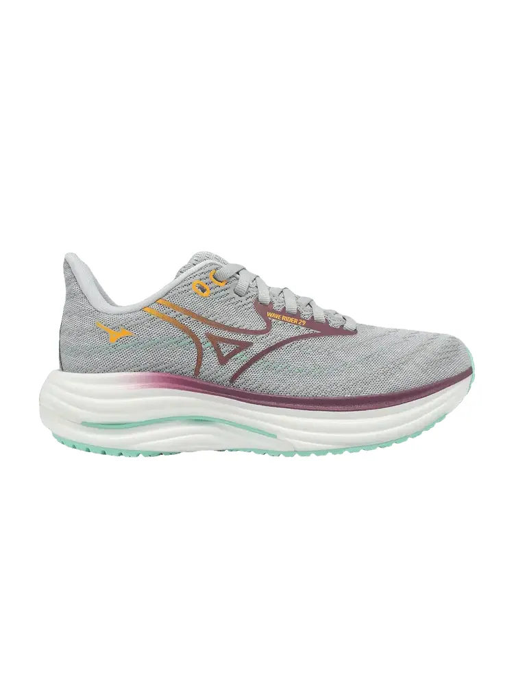 Кроссовки Mizuno Wmns Wave Rider 29 — изображение 1 из 1, светлый серый фиолетовый