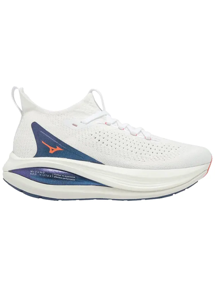 Кроссовки Mizuno Wmns Neo Vista 2 'White Striking Coral Iris Bloom' — изображение 1 из 1, белый
