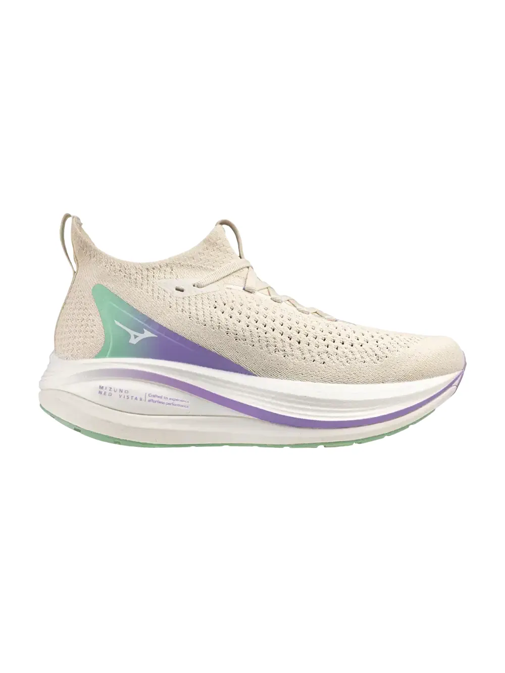Кроссовки Mizuno Wmns Neo Vista 2 — изображение 1 из 1, бежевый/фиолетовый