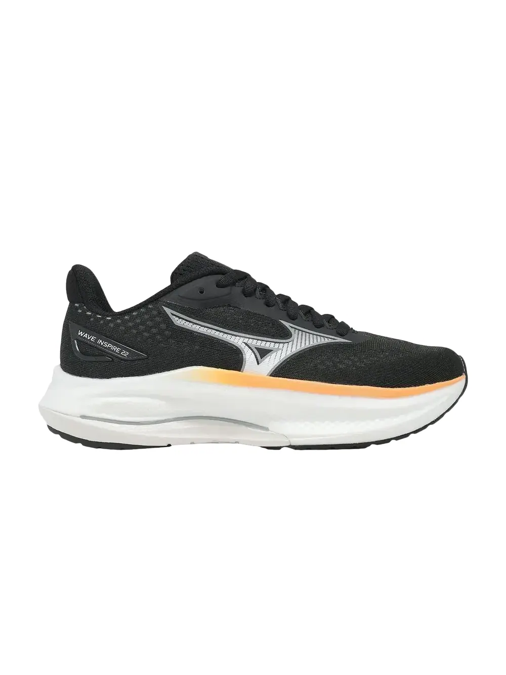 Кроссовки Mizuno Wmns Wave Inspire 22 — изображение 1 из 1, черный/белый