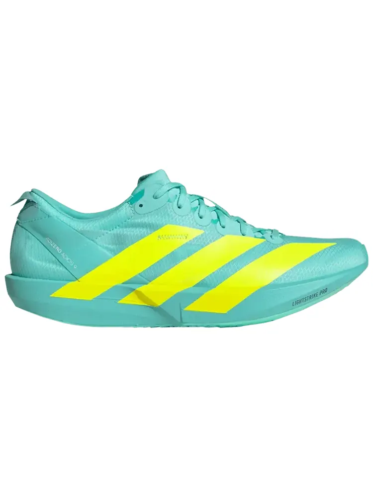 Кроссовки adidas Adizero Adios 9 'Flash Aqua Lucid Lemon' — изображение 1 из 1, бирюзовый