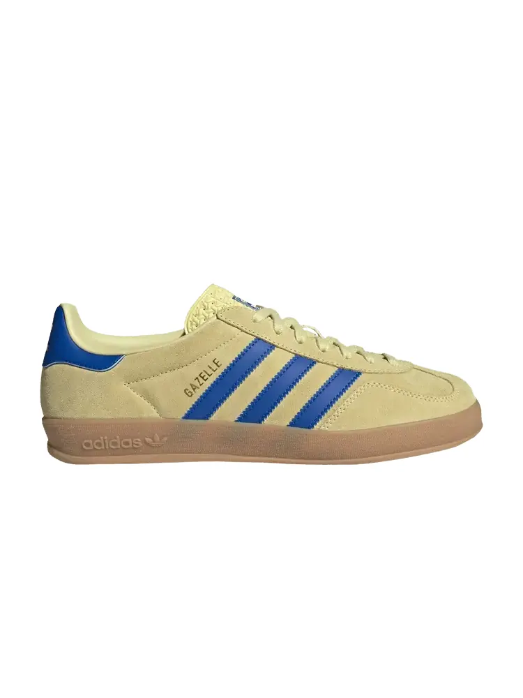 Кроссовки Gazelle Indoor 'Powder Yellow Royal Blue' — изображение 1 из 1, желтый синий