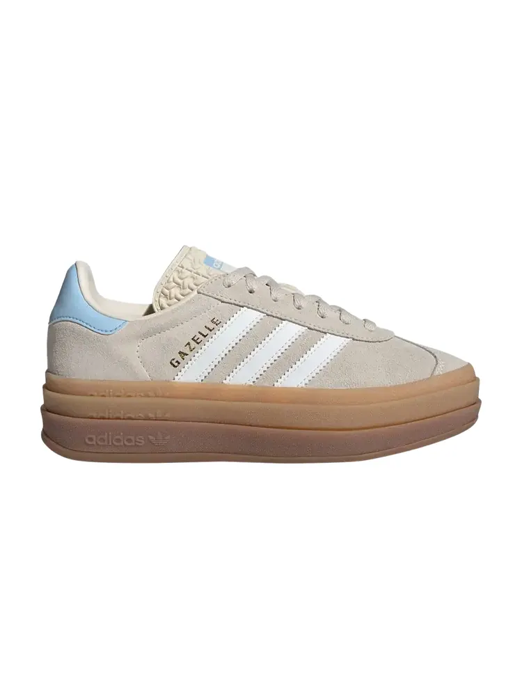 Кроссовки Adidas Gazelle Bold J — изображение 1 из 1, бежевый