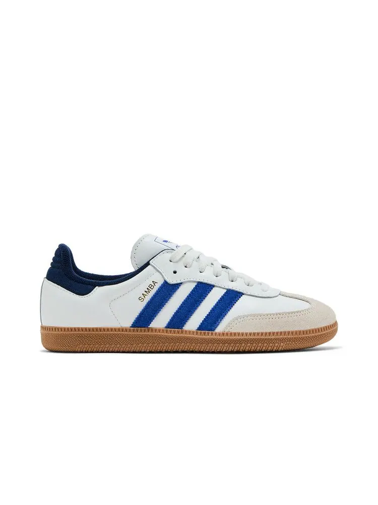 Кроссовки adidas Samba OG 'White Royal Night Indigo' — изображение 2 из 9, белый/синий/индиго