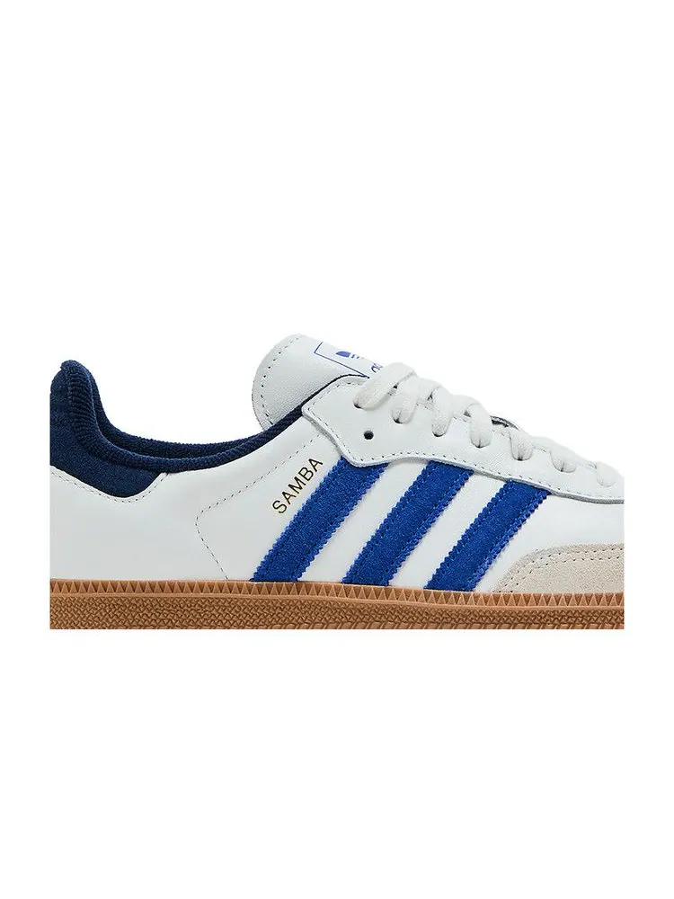 Кроссовки adidas Samba OG 'White Royal Night Indigo' — изображение 3 из 9, белый/синий/индиго