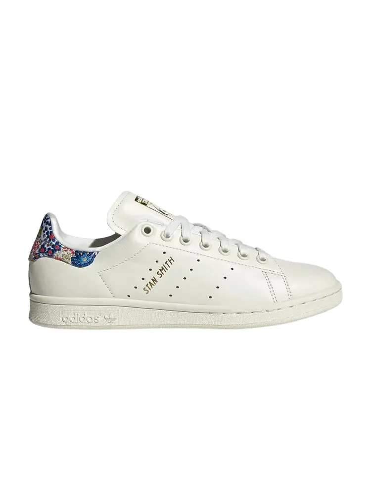 Кроссовки Liberty London x Wmns Stan Smith 'Floral Embroidery - Off White' — изображение 1 из 1, белый