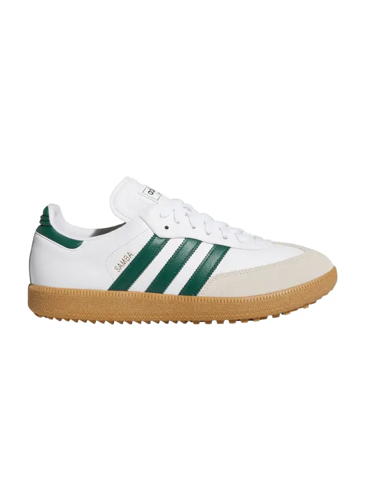 Кроссовки adidas Samba Spikeless Golf White Collegiate Green Gum — изображение 1 из 1, белый зеленый