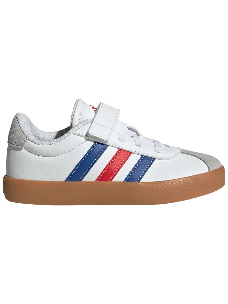 Кроссовки adidas VL Court 3.0 EL C 'White Royal Blue Scarlet' — изображение 1 из 1, белый синий