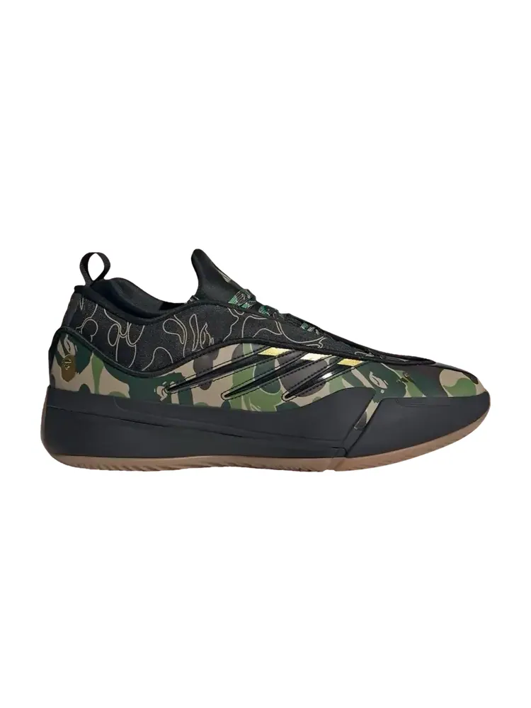 Кроссовки BAPE x Dame 9 — изображение 1 из 1, черный зеленый
