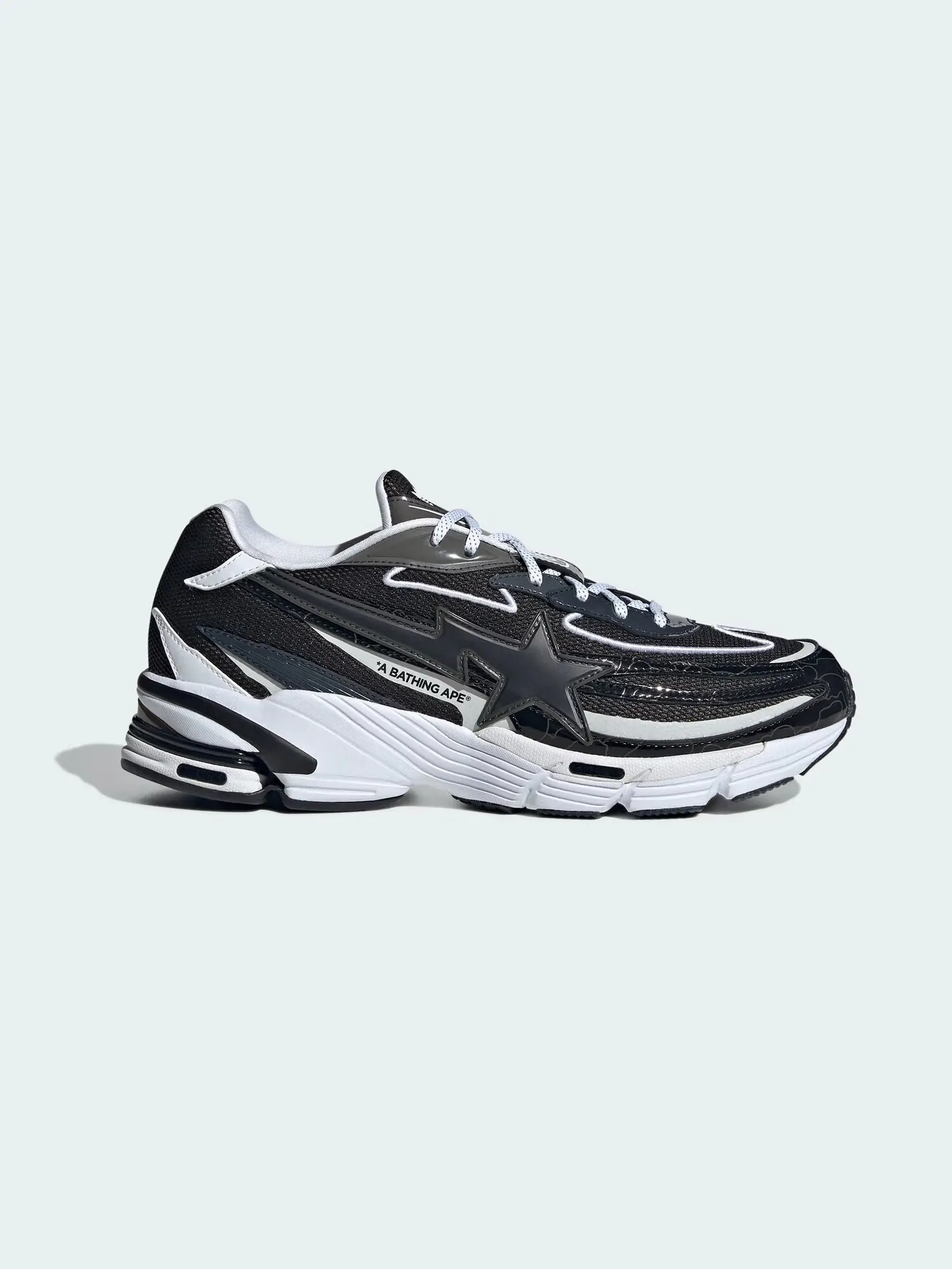 Кроссовки Adidas Originals Orketro x BAPE — изображение 1 из 6, черный/белый