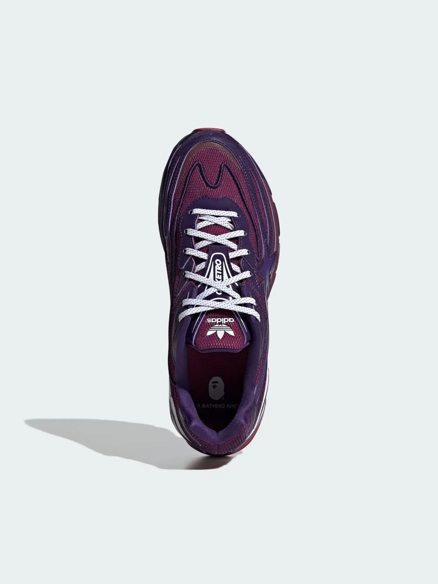 Кроссовки Adidas Originals Orketro x BAPE — изображение 2 из 9, фиолетовый