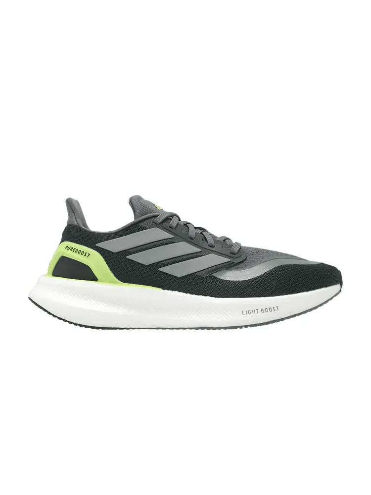 Кроссовки PureBoost 5 'Black Iron Metallic Lime' — изображение 1 из 1, черный металлик
