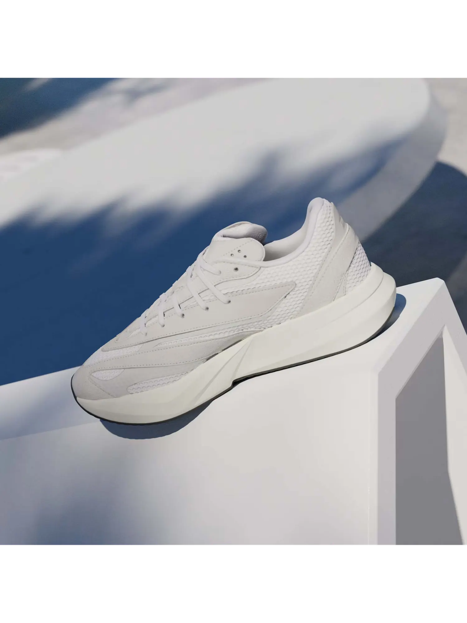 Кроссовки Adidas Lightblaze — изображение 7 из 8, серо-бежевый/белый