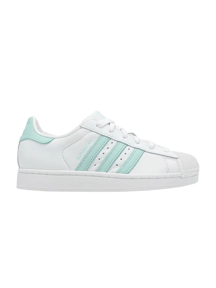 Кроссовки adidas Wmns Superstar 2 'White Semi Flash Aqua' — изображение 1 из 1, белый/голубой