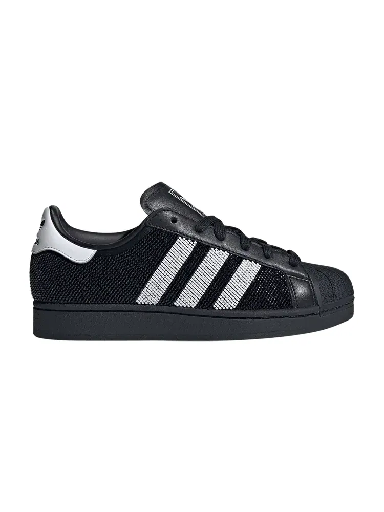 Кроссовки adidas Wmns Superstar 'Beaded' — изображение 1 из 1, черный/белый