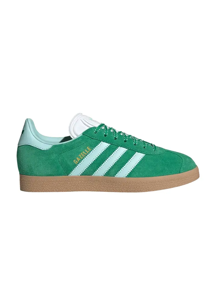 Кроссовки adidas Wmns Gazelle Green Semi Flash Aqua — изображение 1 из 1, зеленый голубой