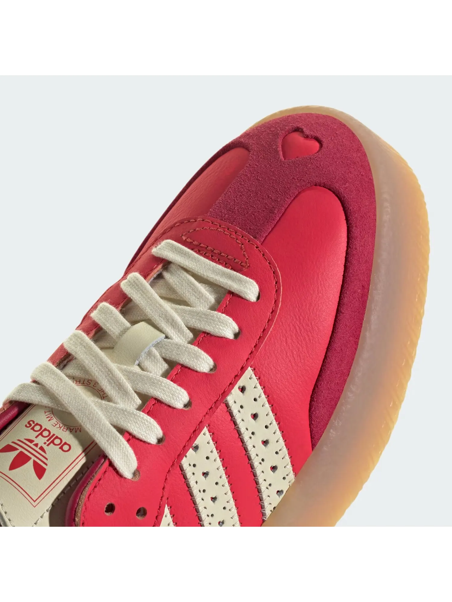 Женские кроссовки adidas Sambae Valentine's Day 2025 — изображение 7 из 8, красные
