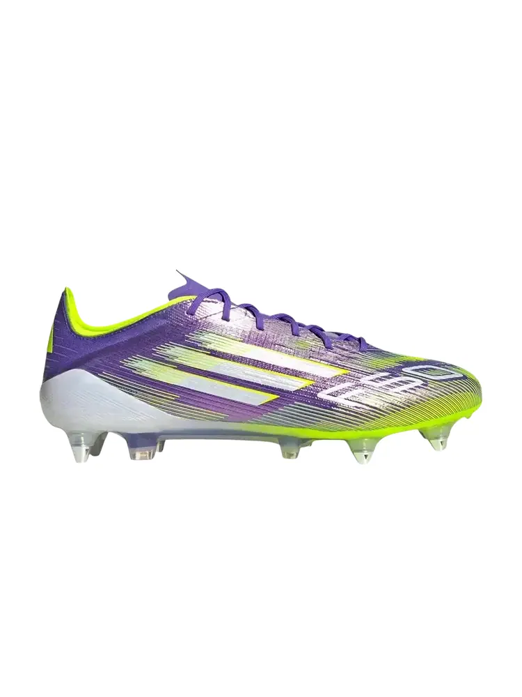 Кроссовки Adidas F50 Elite Soft Ground — изображение 1 из 1, фиолетовый белый
