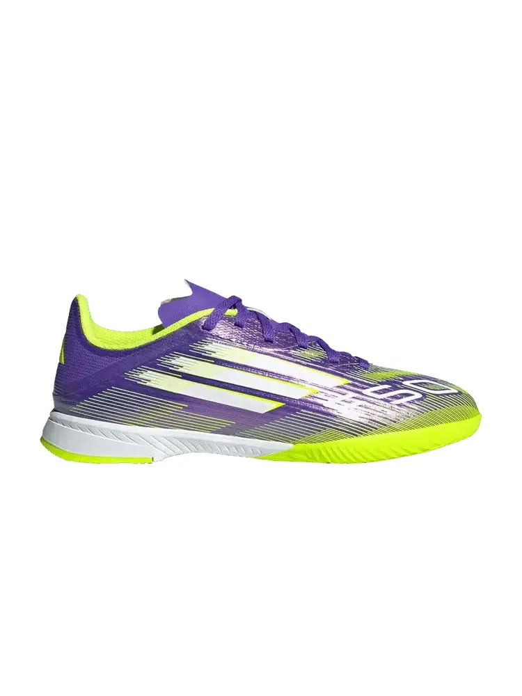 Кроссовки Adidas Adizero F50 League IN K, Radiant Blaze Pack — изображение 1 из 1, фиолетовый