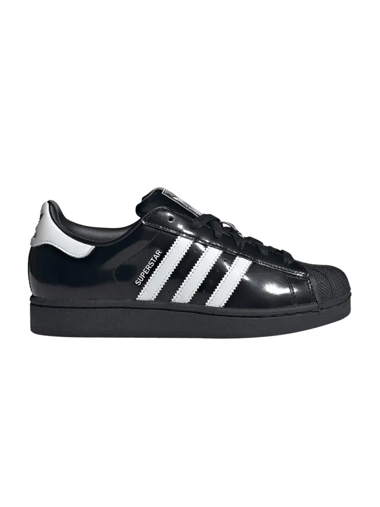 Кроссовки adidas Wmns Superstar 2 'Black White Patent Leather' — изображение 1 из 1, черный/белый/черный