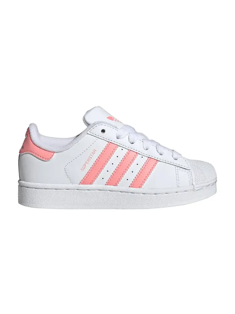 Кроссовки adidas Superstar 2 C 'White Semi Pink Spark' — изображение 1 из 1, белый/розовый/белый