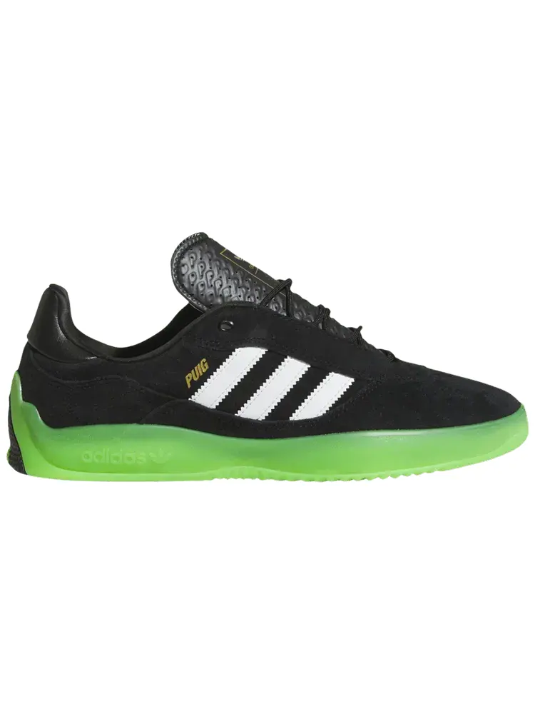 Кроссовки adidas Puig 'Black White Semi Solar Green' — изображение 1 из 1, черный