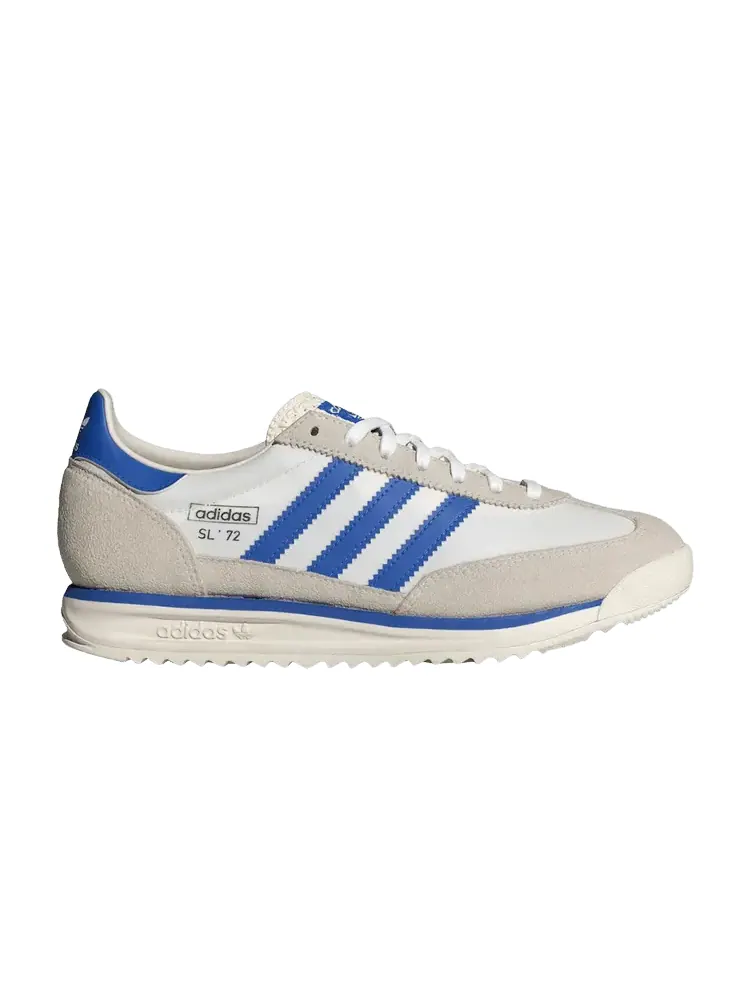 Кроссовки adidas SL72 RS 'Chalk White Blue' — изображение 1 из 1, белый/синий/белый