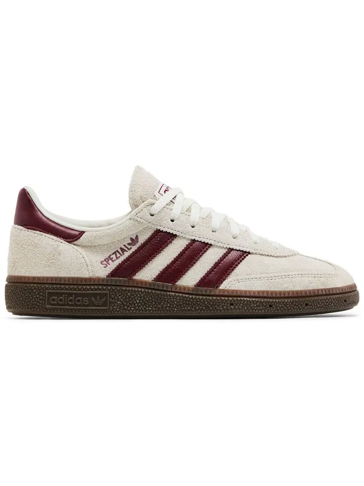 Кроссовки adidas Wmns Handball Spezial 'Off White Collegiate Burgundy' — изображение 1 из 8, бежевый