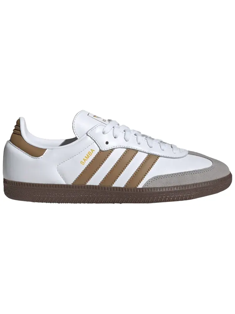 Кроссовки adidas Samba OG 'White Brown Desert' — изображение 1 из 1, белый коричневый