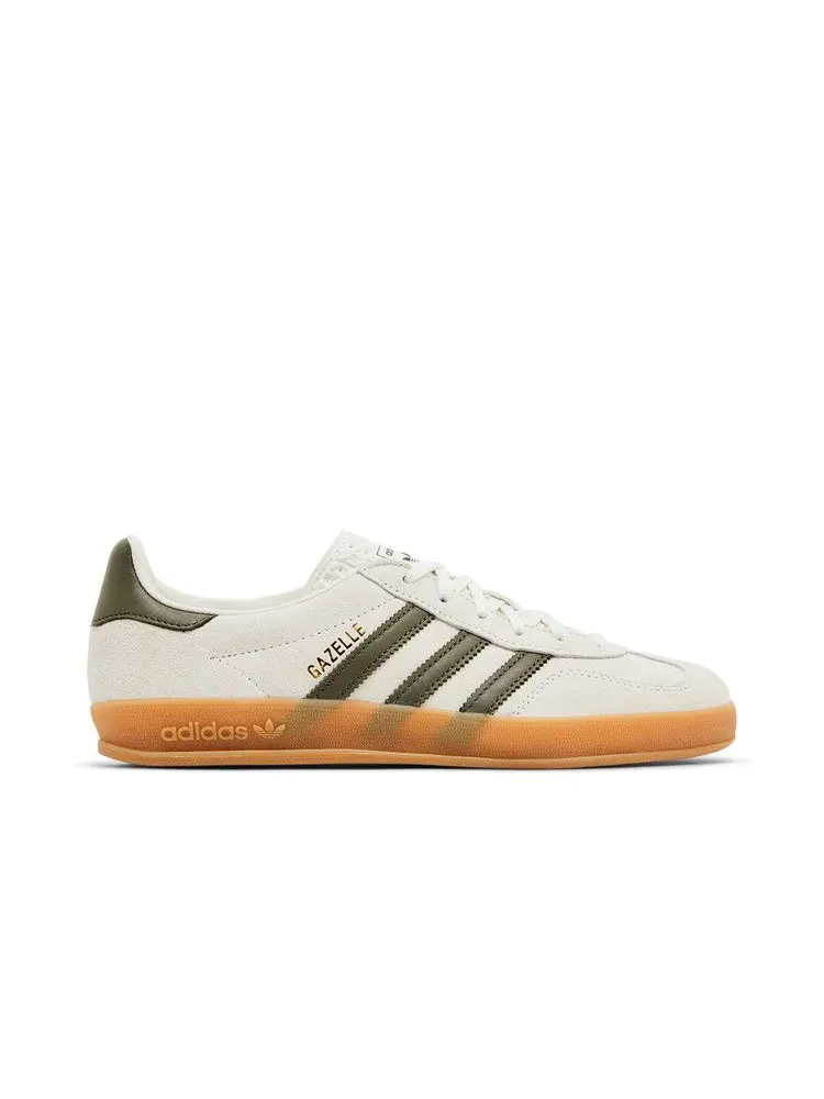 Кроссовки adidas Wmns Gazelle Indoor 'White Olive Strata' — изображение 2 из 9