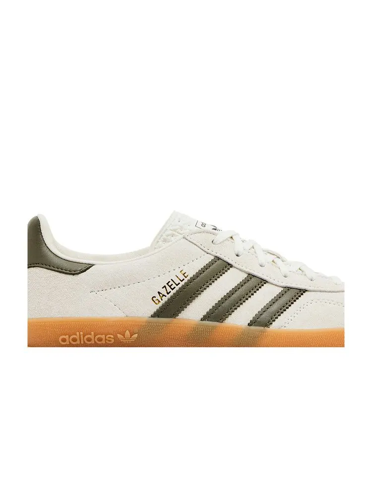 Кроссовки adidas Wmns Gazelle Indoor 'White Olive Strata' — изображение 3 из 9