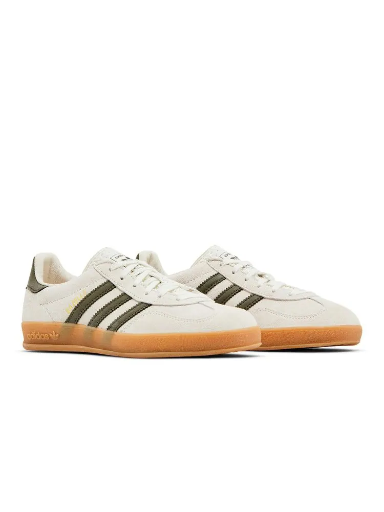 Кроссовки adidas Wmns Gazelle Indoor 'White Olive Strata' — изображение 9 из 9