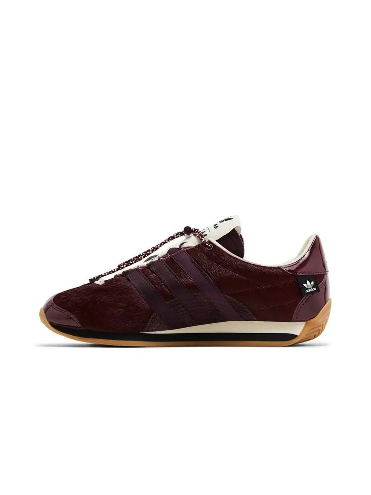 Кроссовки adidas Song for the Mute x Country OG Pony Hair Pack - Maroon — изображение 3 из 6, красный
