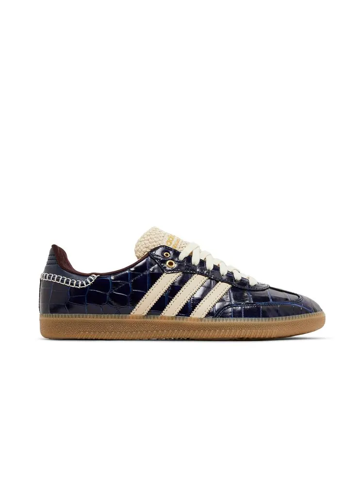 Кроссовки adidas Wales Bonner x Samba OG Croc - Collegiate Navy — изображение 1 из 6, темно-синий