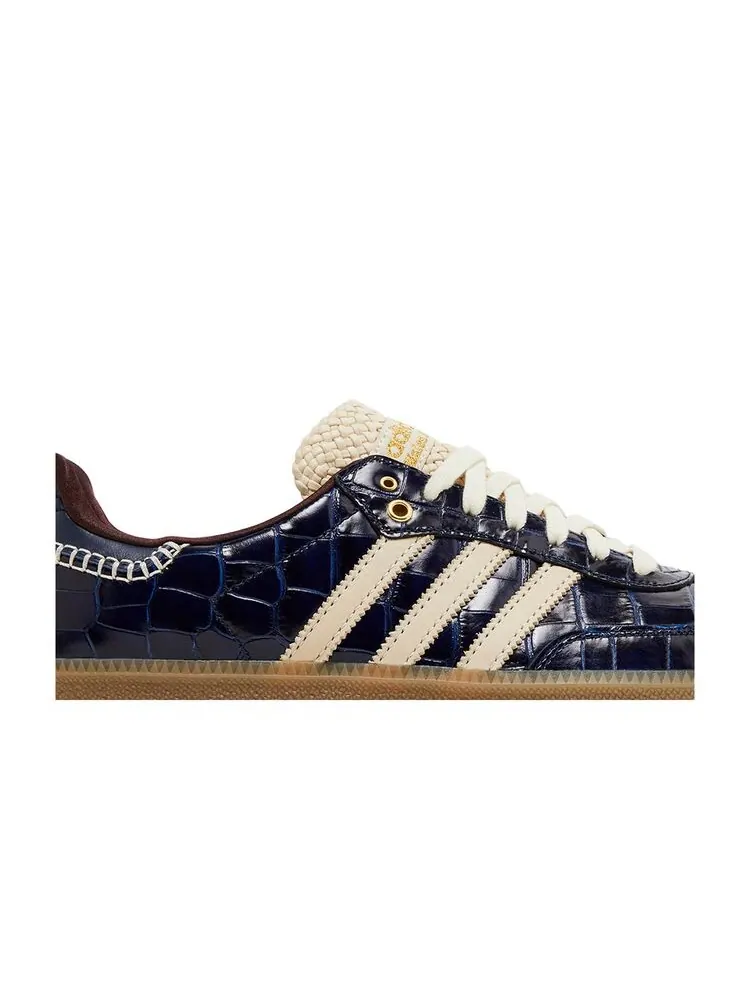 Кроссовки adidas Wales Bonner x Samba OG Croc - Collegiate Navy — изображение 2 из 6, темно-синий