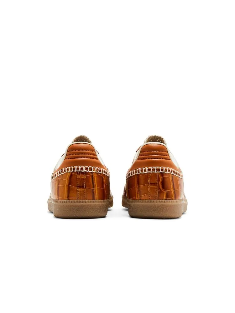 Кроссовки adidas Wales Bonner x Samba OG Croc - Night Brown — изображение 6 из 6, коричневый