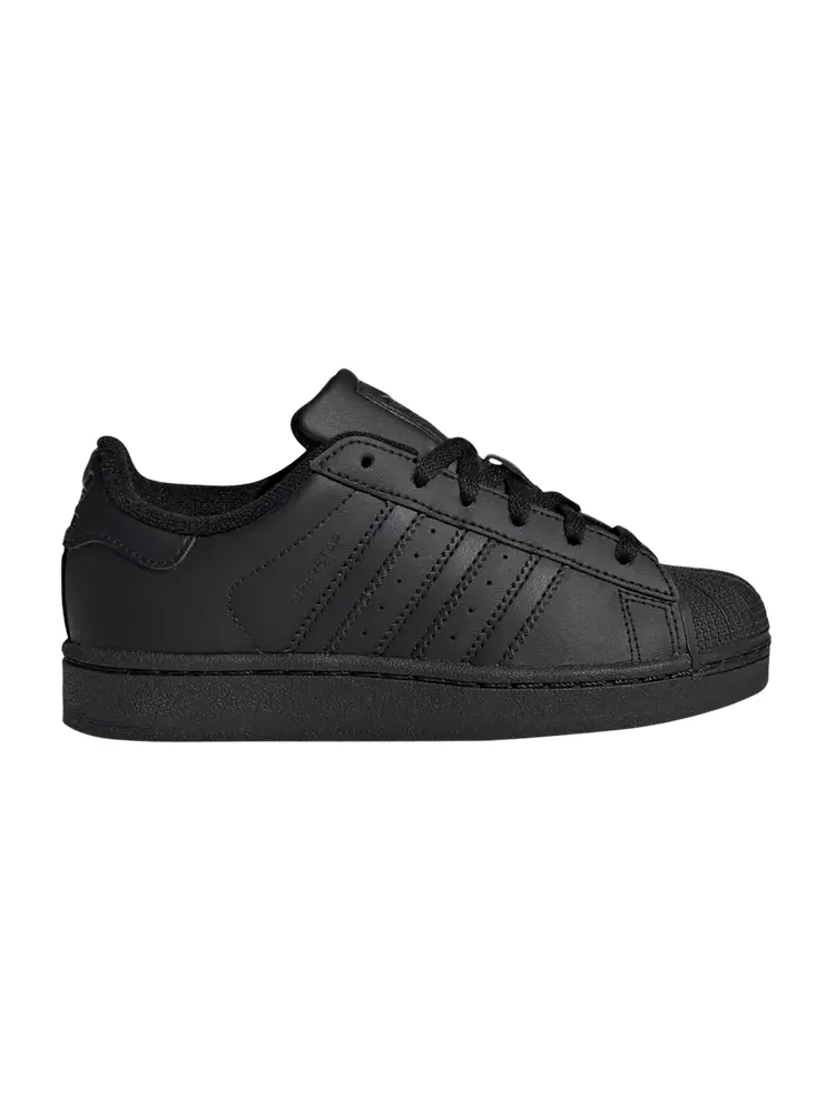 Кроссовки adidas Superstar 2 C 'Triple Black' — изображение 1 из 1, черный/черный/черный