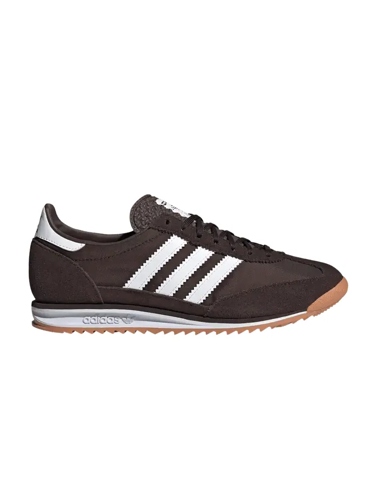 Кроссовки adidas Wmns SL72 OG 'Dark Brown White Gum' — изображение 1 из 1, темный коричневый/белый