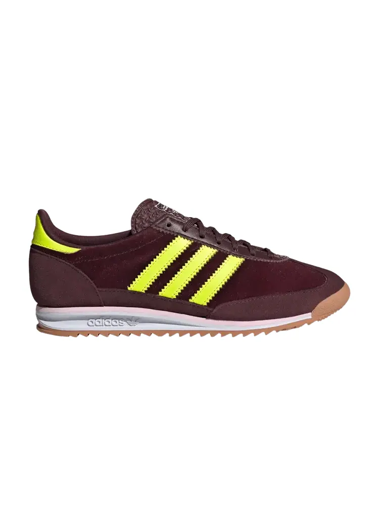 Кроссовки adidas Wmns SL72 OG Aurora Ruby Solar Yellow Velvet — изображение 1 из 1, желтый