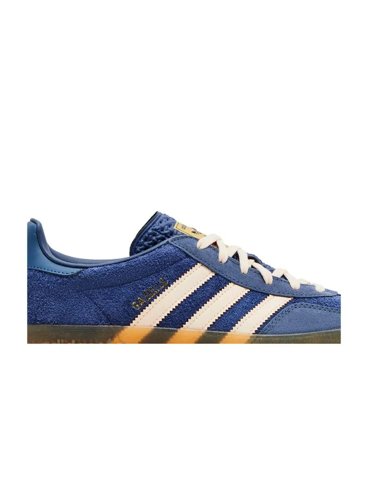 Кроссовки Gazelle Indoor 'Dark Blue Bliss Orange' — изображение 2 из 8, темный синий оранжевый