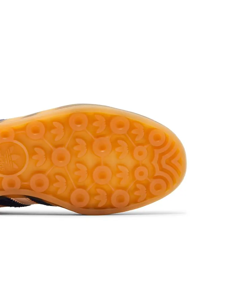 Кроссовки Gazelle Indoor 'Dark Blue Bliss Orange' — изображение 5 из 8, темный синий оранжевый
