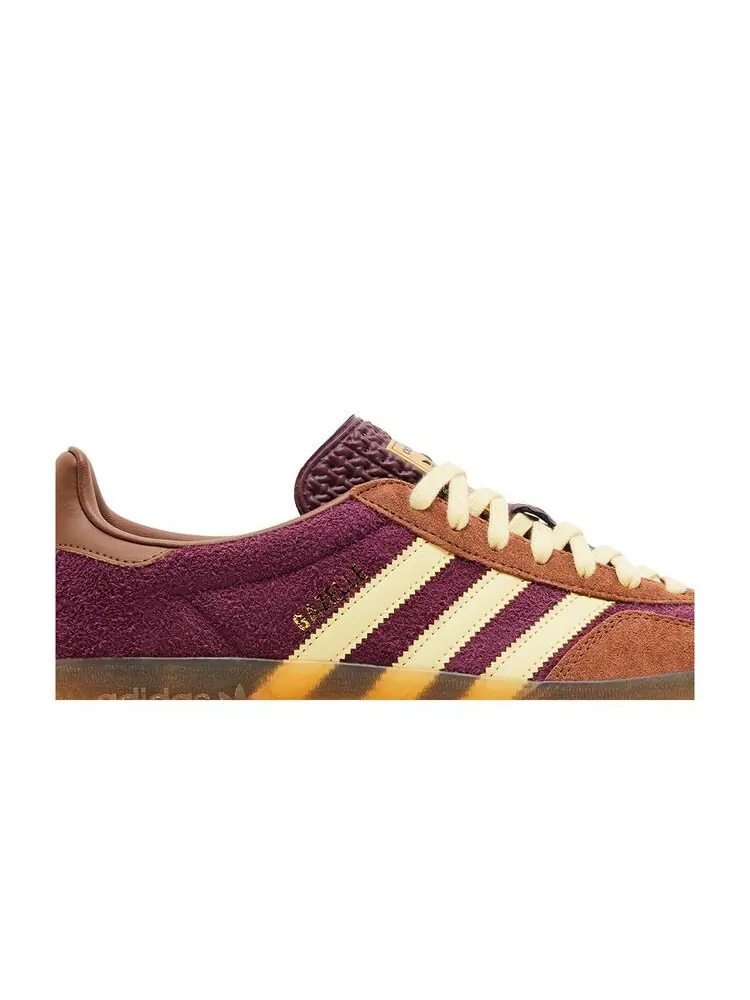 Кроссовки adidas Gazelle Indoor Maroon Preloved Brown — изображение 2 из 6, коричневый