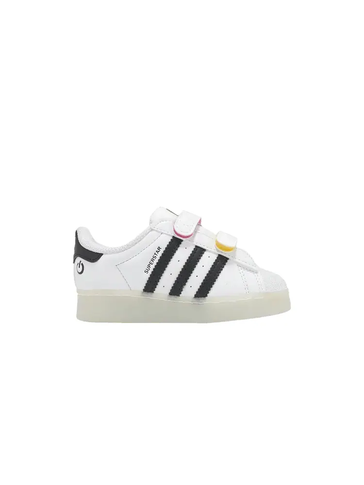 Кроссовки adidas Superstar CF I 'LED Lights Pack - White Black' — изображение 1 из 1, белый/черный