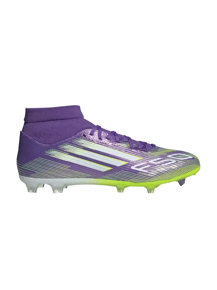 Кроссовки Adidas Adizero F50 League Mid FG MG, Radiant Blaze Pack — изображение 1 из 1, фиолетовый